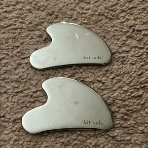 TWO Stainless Steel Gua Sha